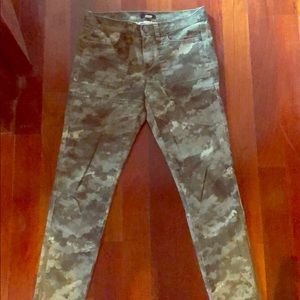 SOLD Camo Moto Skinny Jeans